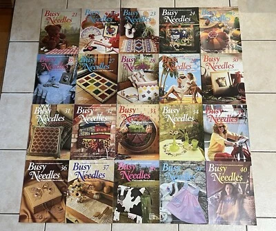 20 x Vintage 1980’s Busy Needles Magazines (Consecutive Issues From 21-40) - Image 1 of 4