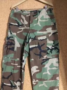 Army Tru Spec Military Cargo Hose Herren W 31-35 Camouflage Grün Tactical (175) - Bild 1 von 11