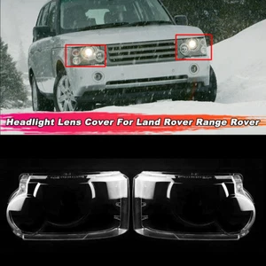 2x Headlight Headlamp Lens Cover Lampshade For Range Rover Not Sport 2005-2009 - Picture 1 of 12