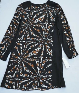 Alice & Trixie 100%Silk Made in NYC Leopard Print Long Sleeve Dress Size S $357 - Picture 1 of 3