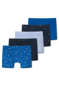 Schiesser Boys Shorts 5 Pack Savings Boo Mummy Size 104 116 - Picture 1 of 2