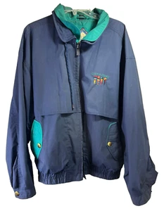 Gear Men's Blue Puffy Zip Up Jacket "Corpus Christi" - Size: Large - Picture 1 of 5