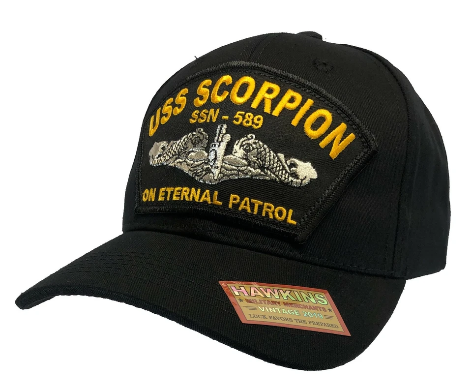 Gorra de bola USS Scorpion SSN 589 submarino Foto 1 de 1