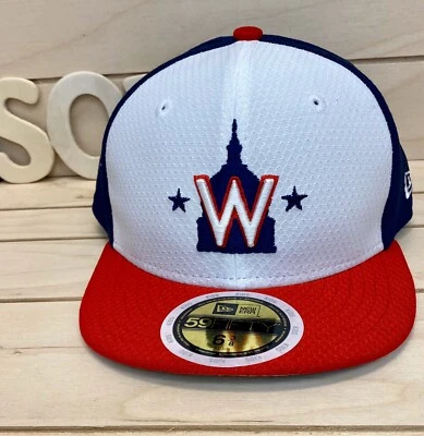 Кепка на резинке New Era Washington Nationals ALT 2 темно-синяя/белая/красная размер детский 6 3/8 США - Изображение 1 из 4