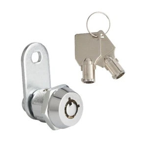 Tubular Cam Lock 5/8" Camper Drawer Toolbox Cabinet Key Removable Keyed Alike - Picture 1 of 5