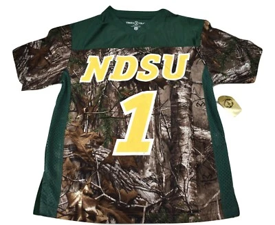 Trees Trails Youth North Dakota State Bison Football Realtree Dazzle Jersey M - Image 1 of 2