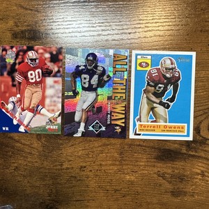 Jerry Rice Randy Moss Terrell Owens Bundle 