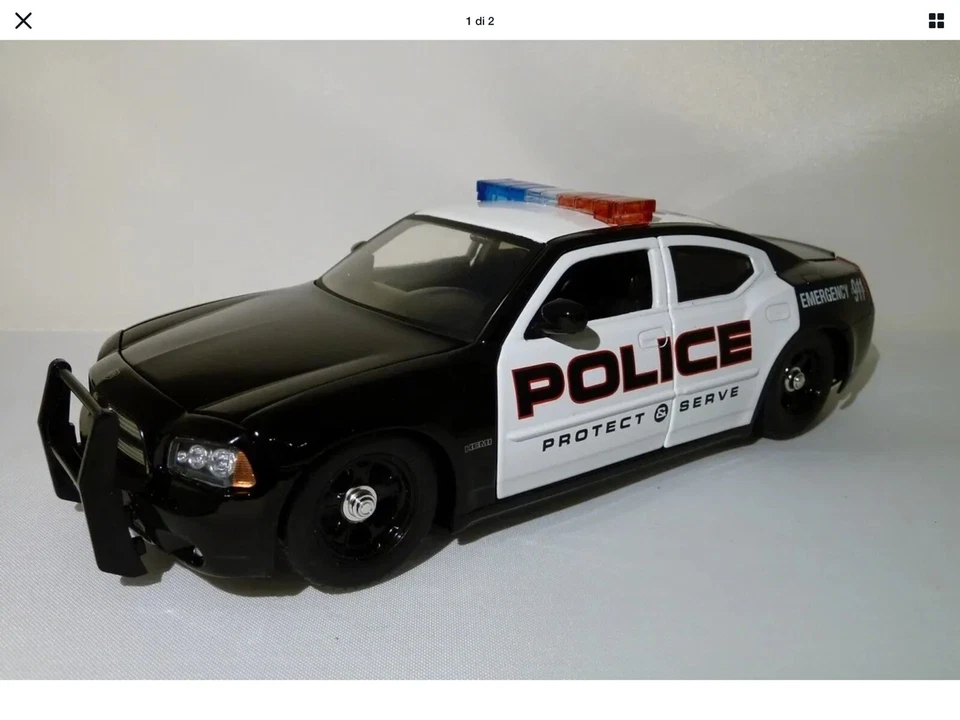 Jada Toys 1:24 - 2006 Dodge Charger RT police - Immagine 1 di 1