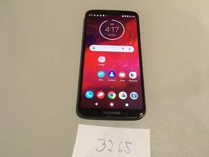 MOTOROLA MOTO Z3 XT1929-17 VERIZON 64GB BLACK 3265 - Picture 1 of 12