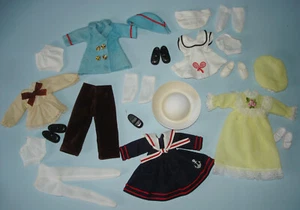 Lote de ropa para muñeca SKINNY GINNY "El mundo de Ginny" Lesney Hong Kong 1978-79 - Imagen 1 de 14