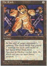 1X The Rack 4th Edition LP Magic the Gathering MTG Card