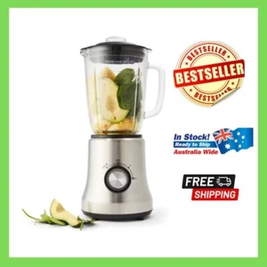 1.5 L Stainless Steel Blender with Glass Detachable Jug Ice Crusher Juicer - Picture 1 of 5