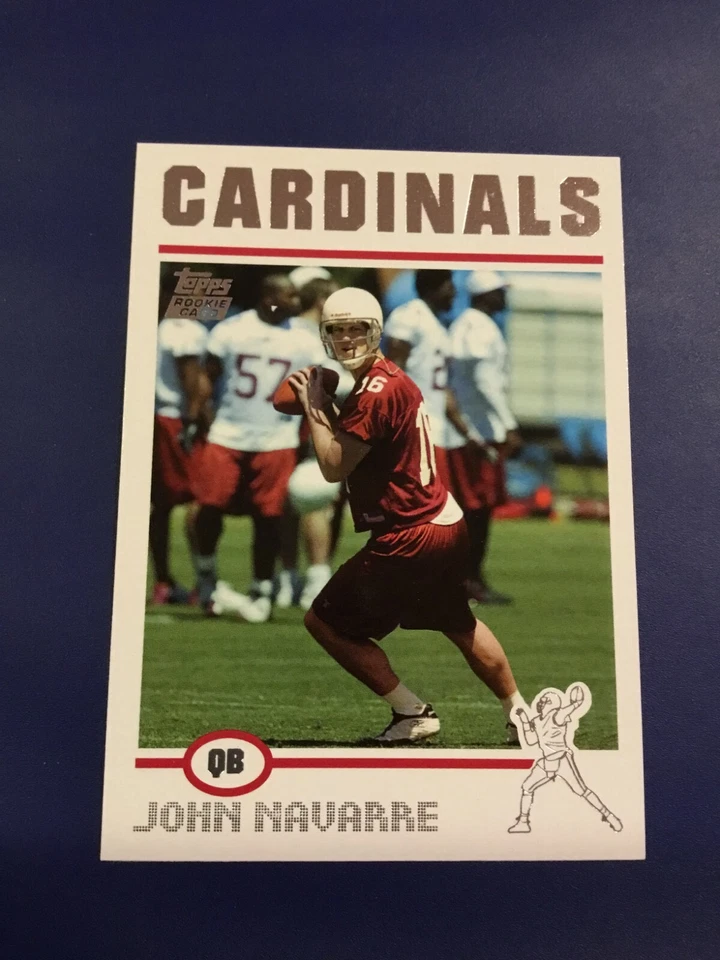 2004 Topps # 338 John Navarre Rookie Rc Michigan Arizona Cardinals Sharp LOOK !  - Image 1 of 1