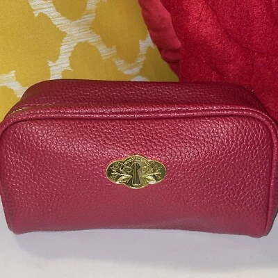 Bolsa de maquillaje Bare Minerals guijarros rojos - NUEVA SIN ETIQUETAS Foto 1 de 4