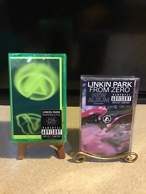 Linkin Park/Papercuts - Singles Collection + From Zero- 2 Cassette Lot Sealed - Image 1 of 3