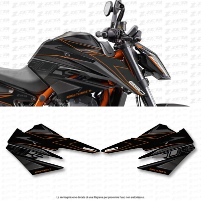 ZETA GRAPHICS Aufkleber-Dekor-Kit für KTM Duke 790 / 890 – Verkleidungsgrafiken