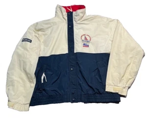 Vintage America's Cup Stars And Stripes Columbia Jacket Mens XL Sailing 90s - Picture 1 of 14