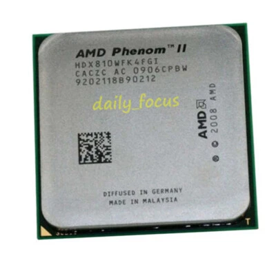 AMD Phenom II X4 810 HDX810WFK4FGI 2.6GHz AM2+/AM3 4M 667 MHz CPU Processor - Image 1 of 4