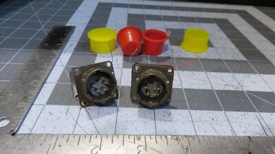 Lot of 2 MS3112E14-5P  -  PT02E14-5P  KPT02E  851-02E  EQUIV.   MSW02E14-5P - Image 1 of 4