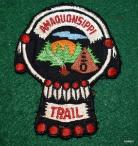 PFADFINDER - ca. 1960er TRAIL PATCH - AMAQUONSIPPI TRAIL - Bild 1 von 3