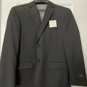 Men's J. Ferrar Solid Black Suit Jacket Modern Fit 36 Regular - Picture 1 of 6