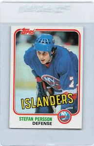 1981/82 Topps #E92 Stefan Persson Islanders NM *68 - Picture 1 of 1