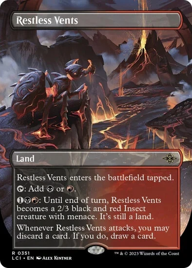 Restless Vents - Borderless (LCI) The Lost Caverns of Ixalan - NM - Image 1 of 1
