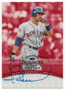 Autógrafos Donruss Signature 1997 Todd Hundley automático/1400 New York Mets - Imagen 1 de 1