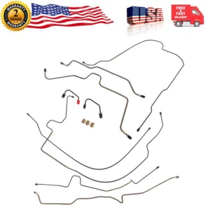Fits 1997-2006 Jeep Wrangler TJ Power Brake Line Set W/O Abs 919-221 NEW - Picture 1 of 12