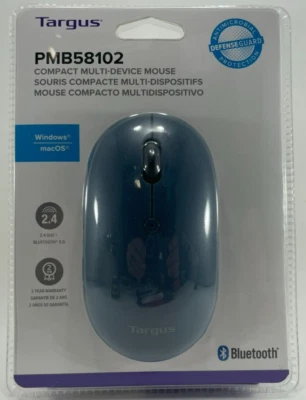 Targus - PMB58102GL - Ambidextrous Bluetooth Mouse - Blue - Image 1 of 3