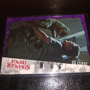 🔥 Stranger Things So Close 1/25 Numbered Purple Card 🔥 Mint Condition 🔥