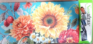 Evergreen - Herbst in Blüte - Sassafras Schaltermatte 10" x 22" - Bild 1 von 6