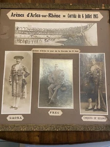 Arles-sur-Rhône : Corrida du 8 juillet 1913. 4 photos. - Imagen 1 de 7