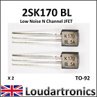 2 x 2SK170 BL Low Noise N Channel JFET (NOS)
