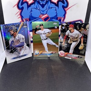 2019 topps chrome 3-card rookie lot! brian anderson,stephens,buxton