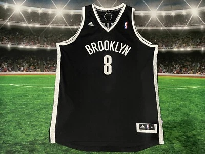 Brooklyn Nets Deron Williams #8 Basketball Jersey Adidas Sz XL +2 Preowned - Image 1 of 4