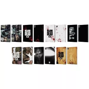 OFFICIAL AMC THE WALKING DEAD LOGO LEATHER BOOK CASE FOR APPLE iPAD - Picture 1 of 13