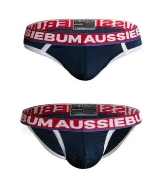 Nuevo Delicioso Aussiebum Azul Marino Calzoncillos/Bikinis Ropa Interior Para Hombre - Edición Limitada Foto 1 de 4