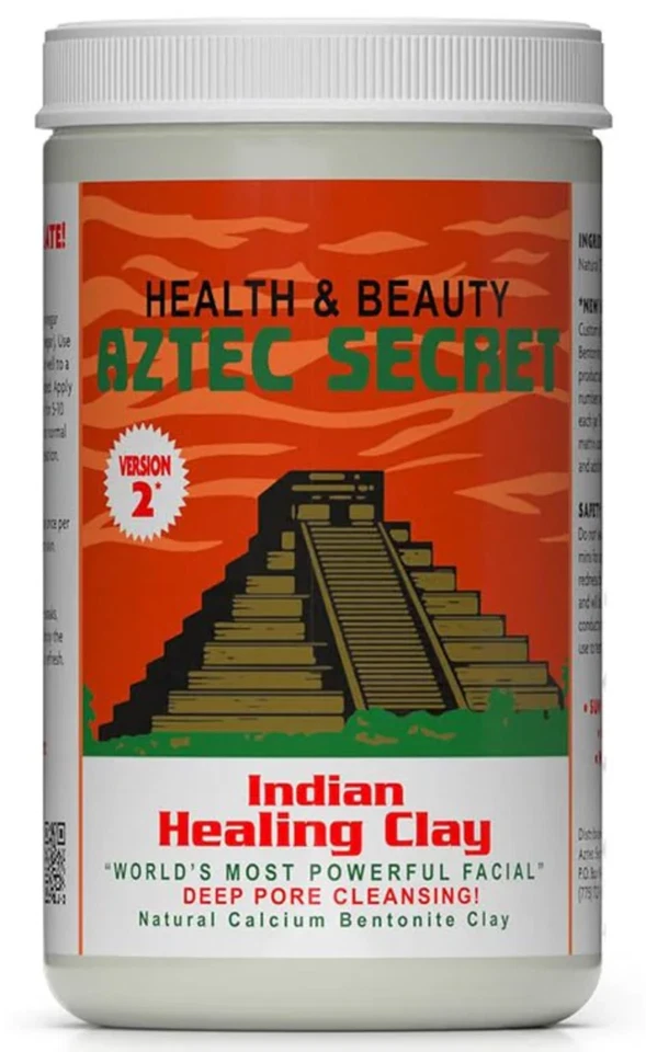Aztec Secret Jar Indian Healing Clay 2 lb–Deep Cleansing Facial Free UK Delivery - Image 1 of 4