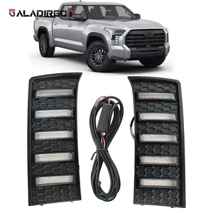 Fog Lamp Turn Signal DRL LED Daytime Running lights For 22-25 Toyota Tundra - Foto 1 di 13