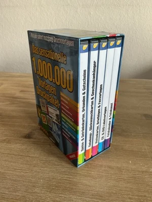 CD-ROMS - Das sensationelle 1.000.000 Vorlagen Druckpaket - Franzis Verlag - Bild 1 von 4