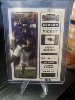 2022 Panini Contenders - Season Ticket Rashod Bateman #6 - Image 1 of 2