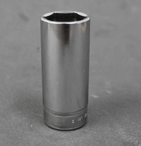 Snap On 21mm SFSM21 Metric Chrome Semi Deep Socket 6 pt 3/8" Drive - Picture 1 of 2