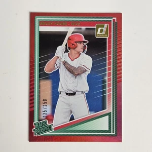 Donruss Baseball Brady House 2025 rojo paralelo 235/250 clasificación Prospect Nationals - Imagen 1 de 8
