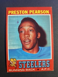 1971 Topps Football Preston Pearson Pittsburgh Steelers Rookie Card #177 - Picture 1 of 2