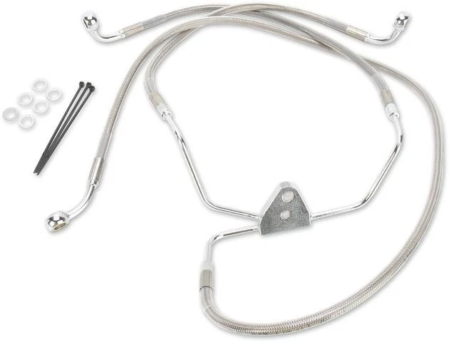 DS Braided Brake Line Kit Front +10" Harley Davidson Electra Glide/Street Glide Foto 1 de 1