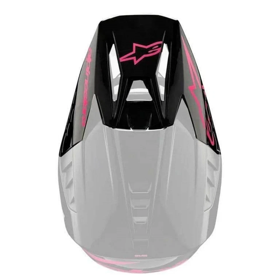 Alpinestars S-M5 Visor Corp - Black/Diva Pink Glossy 8986323-1839-OS - Image 1 of 3