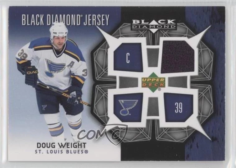 2007-08 Upper Deck Black Diamond Jerseys Doug Weight #BDJ-DW - Image 1 of 2
