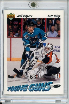 1991-92 Upper Deck #597 Jeff Odgers - Image 1 of 2