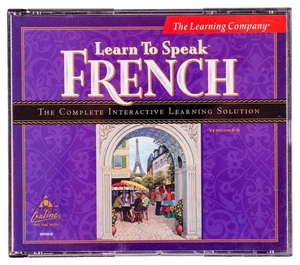 The Learning Company Learn to Speak French, Version 8.0, Windows 4 CD-ROM set - Picture 1 of 5